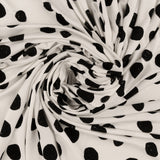 Tricot de Rayonne et spandex Imprimé - TONY - 001 - Blanc Cassé