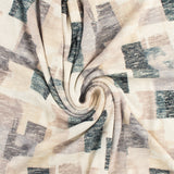 Tricot texturé imprimé - MANSFIELD - 001 - Denim
