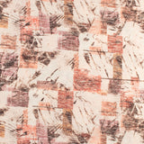 Tricot texturé imprimé - MANSFIELD - 003 - Pêche