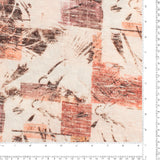 Tricot texturé imprimé - MANSFIELD - 003 - Pêche