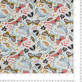 Blank - Printed Cotton - NATURE'S SYMPHONY - 005 - White