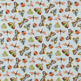 Blank - Printed Cotton - NATURE'S SYMPHONY - 006 - Light Blue