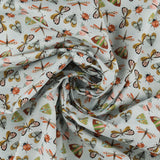 Blank - Printed Cotton - NATURE'S SYMPHONY - 006 - Light Blue