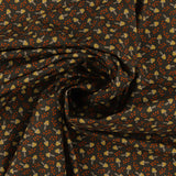 Blank - Coton imprimé - <NATURE'S SYMPHONY> - 008 - Noir