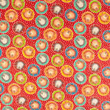 Coton imprimé - <CAT HAIR DON'T CARE> - 004 - Rouge