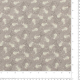 Printed Cotton - CAT HAIR DON'T CARE - 006 - Taupe