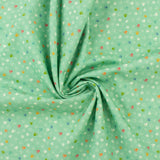 Coton imprimé - <CAT HAIR DON'T CARE> - 007 - Aqua