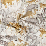 Northcott - Printed Cotton - TWO BY TWO - 001 - Offwhite