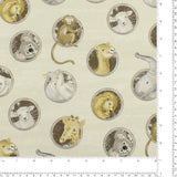 Northcott - Coton imprimé - <TWO BY TWO> - 004 - Os