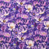 Northcott - Coton imprimé - <TULIP GARDEN> - 006 - Mauve