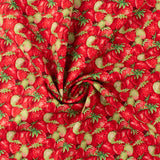 Henry Glass - Printed Cotton - BERRY BESTIES - 002 - Red