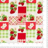 Henry Glass - Printed Cotton - BERRY BESTIES - 010 - Strawberry