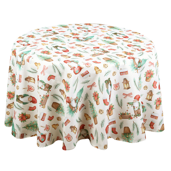 Tablecloth - Gnomes - Beige