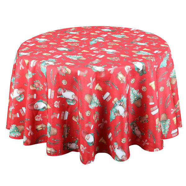 Tablecloth - Gnomes - Red