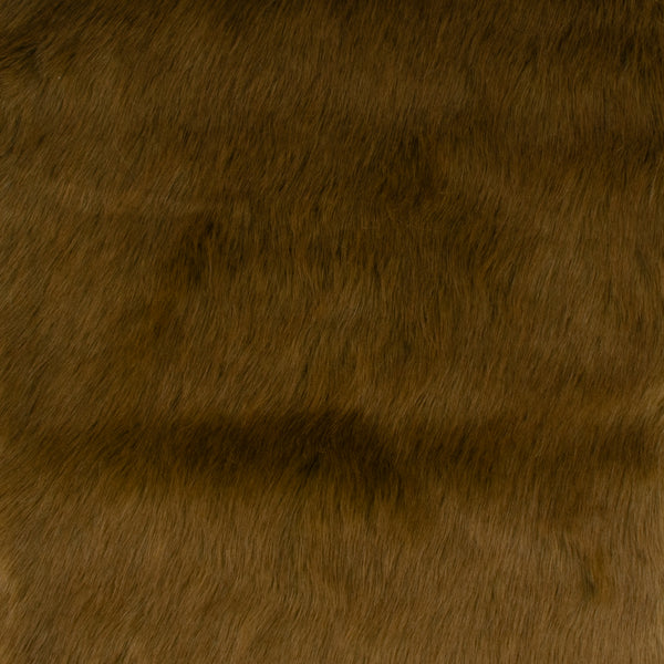 Luxury Faux Fur - Shaggy - Greenish brown