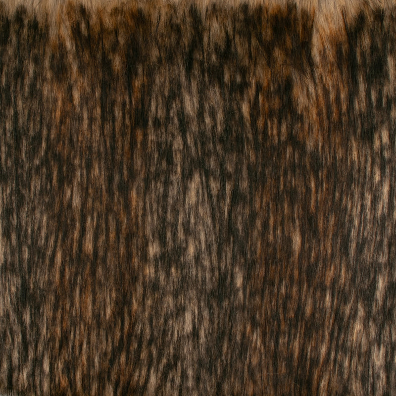 Luxury Faux Fur - Wolf - Brown / Wheat