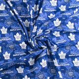 Toronto Maple leafs (1MAP) - NHL cotton print - Logo - Blue
