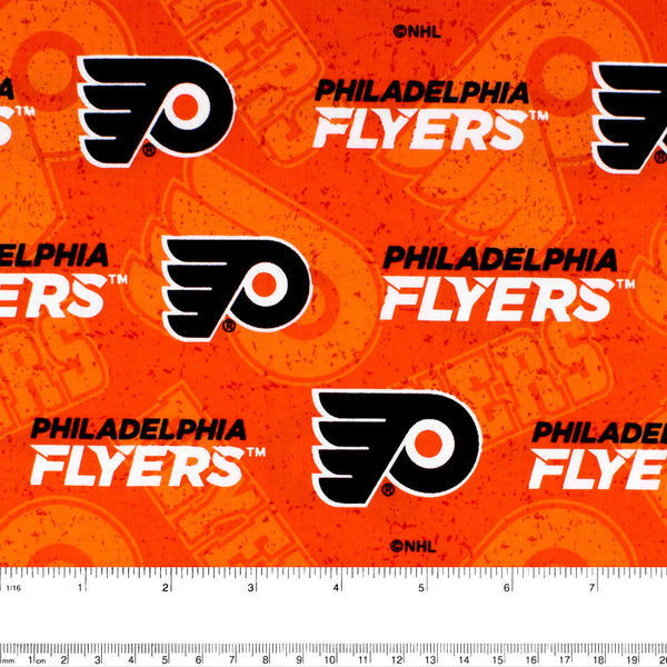 Flyers de Philadelphie - Coton imprimé LNH - Logo - Orange