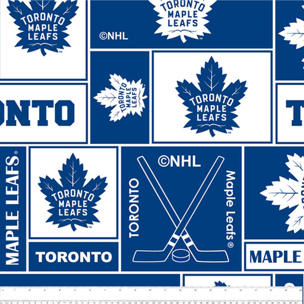 Maple Leafs de Toronto - Molleton imprimé LNH - Blocs
