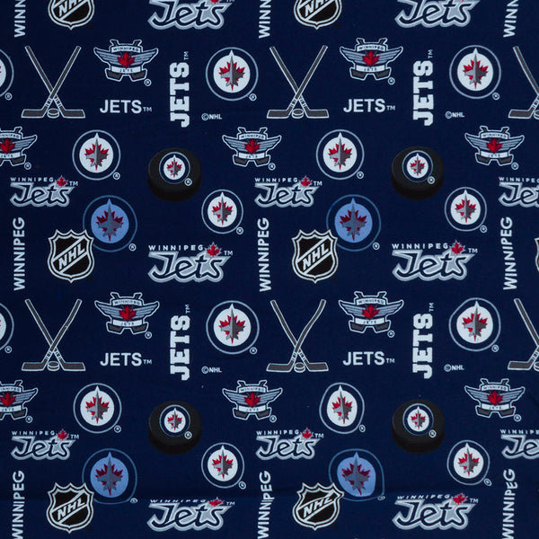 Winnipeg Jets - NHL Flannelette Print - Logo