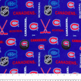 Montreal Canadiens - NHL Flannelette Print - Logo