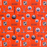 Oilers d&#039;Edmonton - Flanellette imprimée LNH - Logo