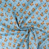 Stay dry digital printed PUL - 165 - Blue