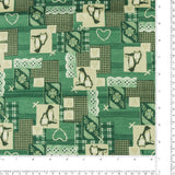 Stay dry digital printed PUL - 166 - Green