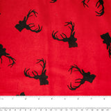 Printed Flannelette - «TRUE NORTH» - 675 - Red