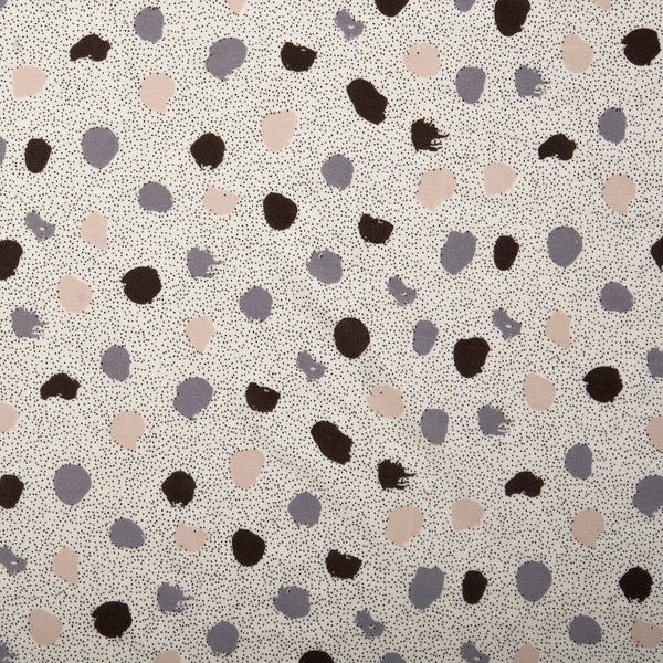 BAMBOO - Printed knit - Spots - Beige