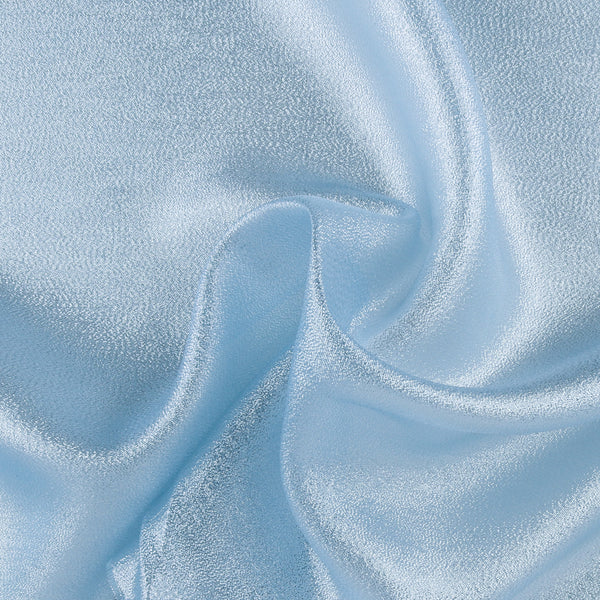 Metallic Crepe - Light Blue