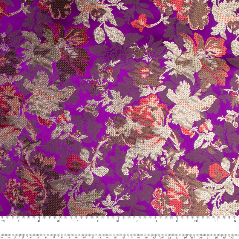 Chinese Brocade - Lily - Purple