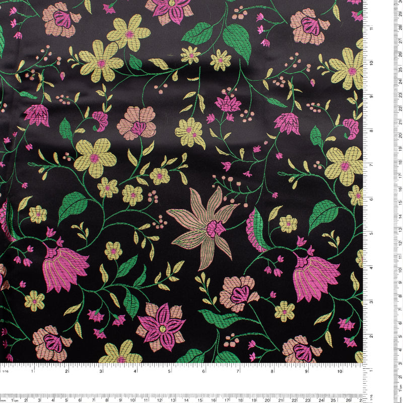 Chinese Brocade - 043 - Black