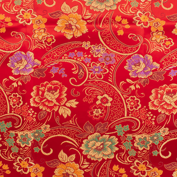 Chinese Brocade - 044 - Red