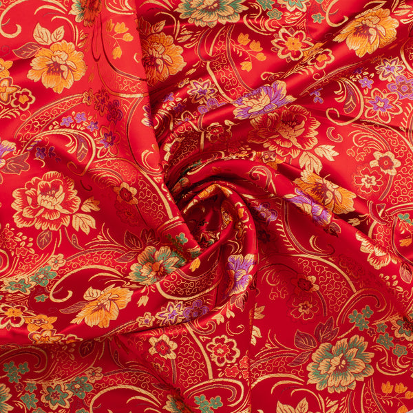 Chinese Brocade - 044 - Red