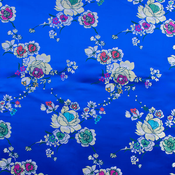 Chinese Brocade - 048 - Blue