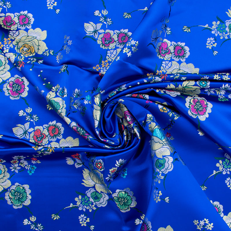 Chinese Brocade - 048 - Blue