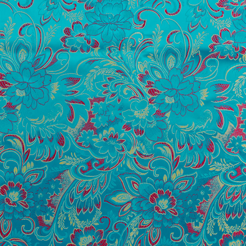 Brocart Chinois - 049 - Turquoise