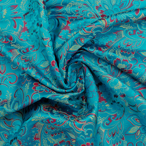 Chinese Brocade - 049 - Turquoise