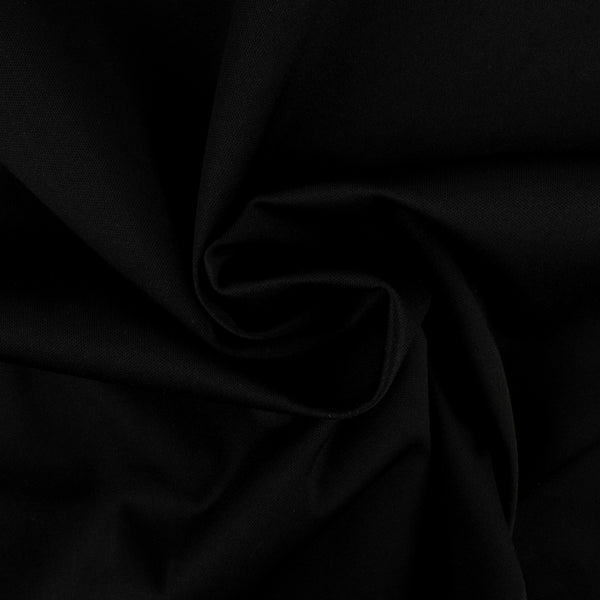 Tissu PUL à couche uni - Noir