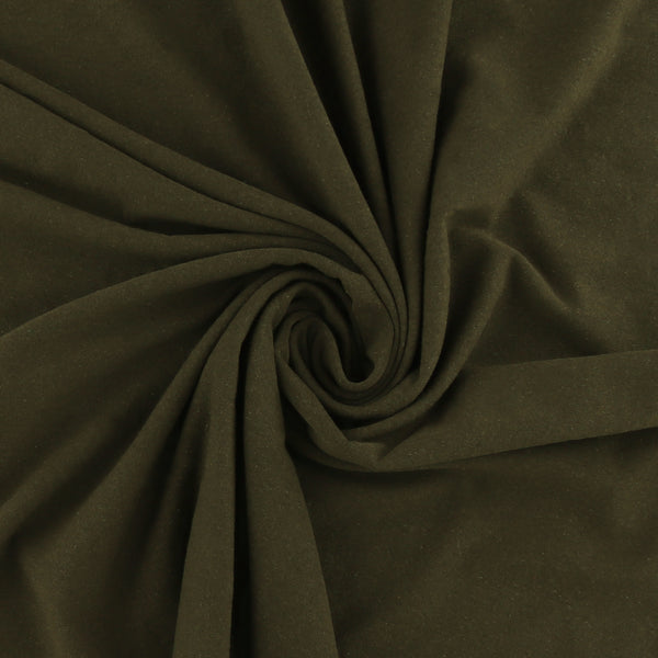 Tricot Coton Lycra RECYCLÉ - 007 - Olive