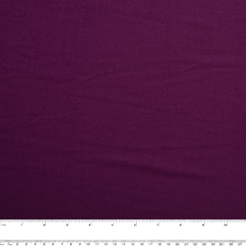 Double Brushed Spandex Knit - Eggplant