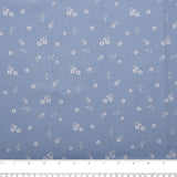 Cotton lycra printed knit - IMA-GINE F23 - Daisy - Blue