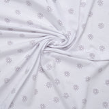 Cotton lycra printed knit - IMA-GINE F23 - Sun - White