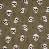 Organic Knit - GOTS - Skull - Pickel Green