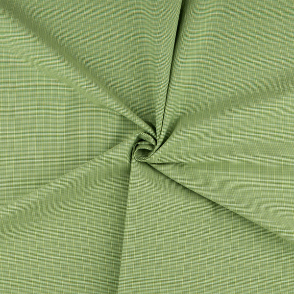 Tissu pour chemise masculine - CHARLES - 004 - Vert