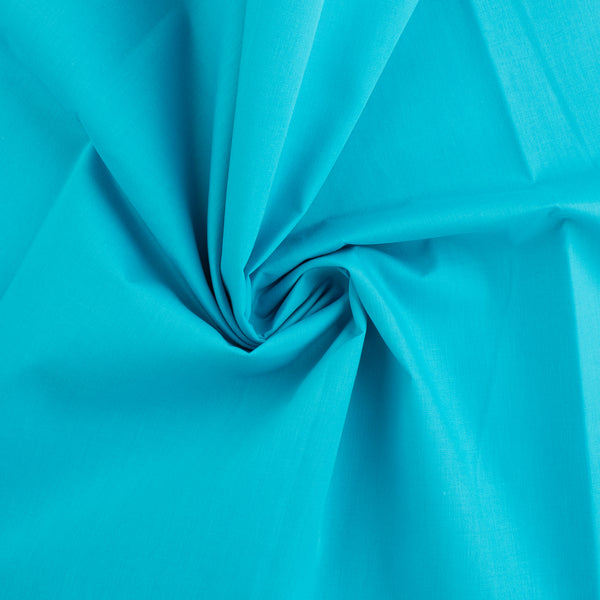 Wide Width Broadcloth - Bright Turquoise