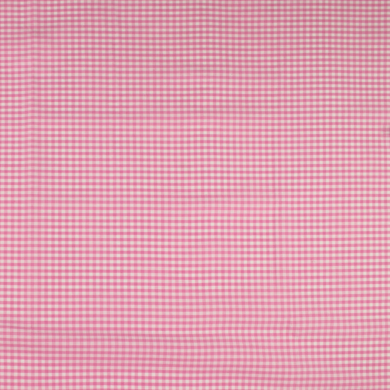 Gingham Check - Light Pink 1/8''