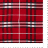 Flanellette Imprimée - CHELSEA - 001 - Rouge