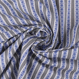 Printed Flannelette - CHELSEA - 004 - Grey & Blue